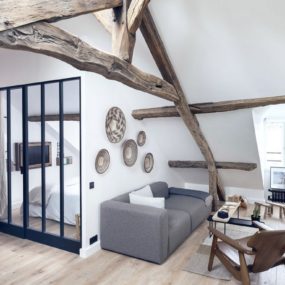 Small 18th Century Apartment Redeveloped for a Modern Lifestyle